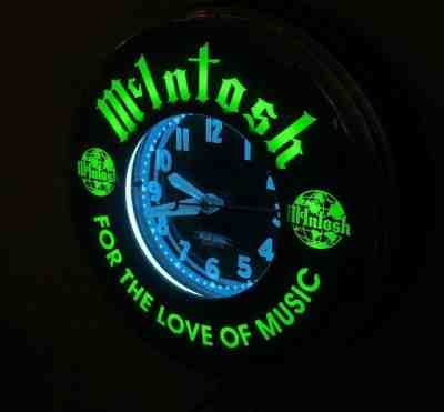A 22" McIntosh  Neon clock by Curtis. 