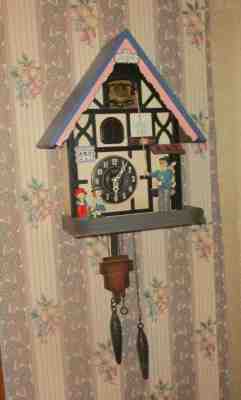 Citizen Quartz Poppo Marchenhuas School Cuckoo Clock - Needs Repair