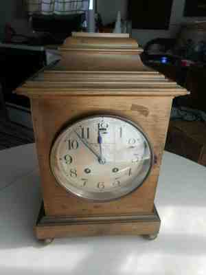 Antique dated 1915 Bronze Cased Chelsea Mantle Clock.  Theodore B. Starr, NY