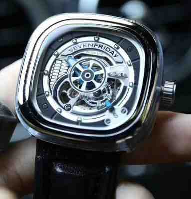 Sevenfriday~ With Box Authentic In Box SF-S3/01 S-Series Black Strap Men's Watch