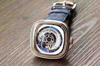 Sevenfriday~ With Box Authentic In Box SF-P3/06 P-Series Blue Strap Men's Watch