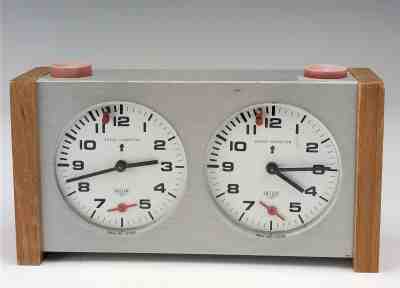Heuer Chess Champion Competition Double Mechanical Stopwatch Timer Clock NR SMS