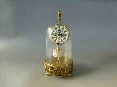 VTG Ballerina Musical Alarm Clock Reuge Dancing Music Box Clock (Watch Video)