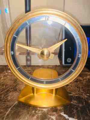 Vintage JEFFERSON GOLDEN MINUTE MYSTERY CLOCK Retro 1960's
