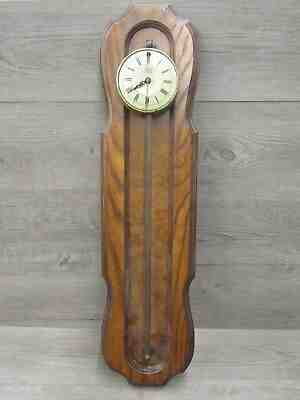 Colonial New Zealand Anno 1750 Sawtooth Gravity Clock Wall For Parts or Repair