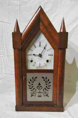Brewster & Ingrahams Antique Steeple Clock, Bristol CT  ca. 1846