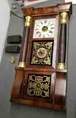 1863 Large SETH THOMAS Weight Driven Empire Clock 8-day