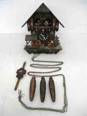 Vintage Regula Black Forest Mill Musical Cuckoo Clock Romance No. 2693 Germany