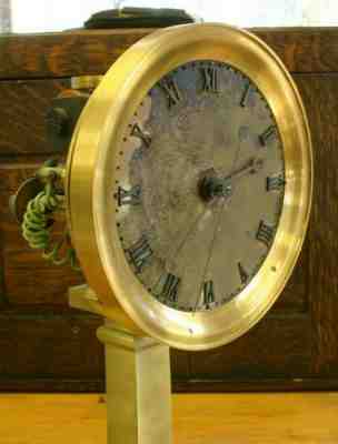 Extremely Rare J.Cauderay Electrically Impulsed Antique Clock
