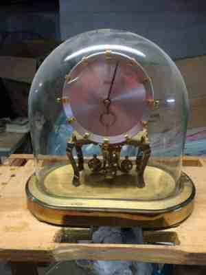 Vintage Keininger & Obergfell Kundo 400 day clock made in Germany **UNUSUAL**