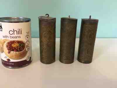 Set of Three Matching Embossed Vienna Regulator Weights