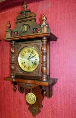 Old Wall Clock Chime Clock Regulator Clock Freischwinger 31 Day