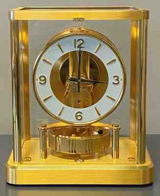 JAEGER LeCOULTRE ATMOS Cal. 540 MANTLE SHELF CLOCK ~ RUNNING ~ EX+-NrMt ~ NO Res