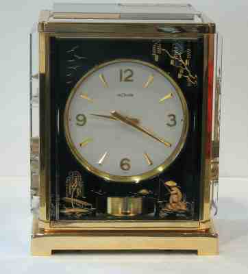 JUST CLEANED SERVICED 1960's JAEGER LECOULTRE 528 *BLACK MARINA *#148XXX WORKING
