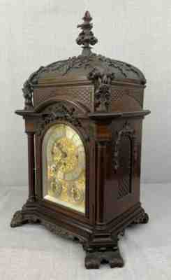 Elliott, London Triple Fusee Library Clock