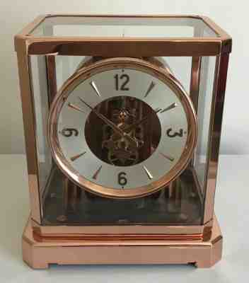 Rare! Late 1940's Jaeger LeCoultre Atmos II Copper Clock- Working!