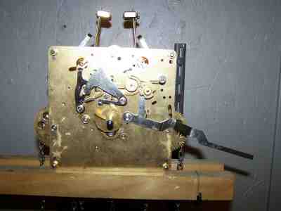 hermle clock movement #451-050 94cm.  reconditioned works tested