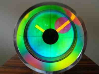 Vintage Aurora Kirsch/Hamilton Clock - Mid Century Modern, excellent colors!