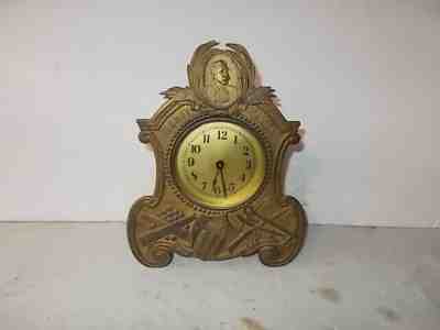 Dewey "Manila Bay" Commemorative Shelf Clock Circa 1898