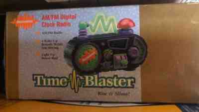 Vintage Nickelodeon Time Blaster Rise & Slime Alarm Clock Radio 1995 N2000