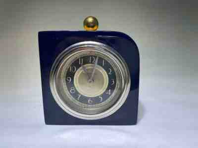 New Haven Red Blue Yellow Catalin Clock Art Deco 