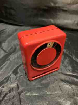 Richard Sapper 1971 Ritz Italora Sandwich Clock - Red