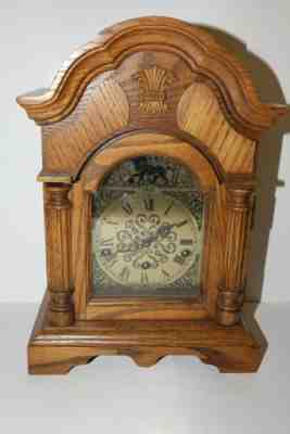 Vintage Franz Hermle Mantel Clock Germany Sligh Untested
