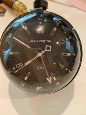 Louis Vuitton GMT Table Clock Gorgeous: Only One on eBay! With Box and Papers!
