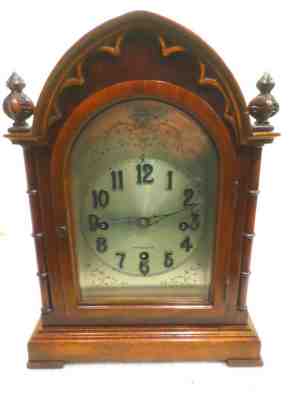 1915 HERSCHEDE Cincinnati Chime Bracket Clock--Grand Prize Panama Pacific Plaque