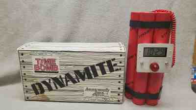 Vintage Digital Clock Time Bomb Dynamite MIB Anonymously Yours