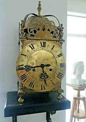  Lantern clock Gustav Becker  Chimes and strikes every hour.