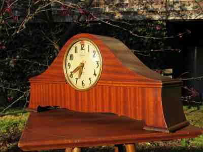 TWO Revere Westminster chime clocks Telechron motored clock
