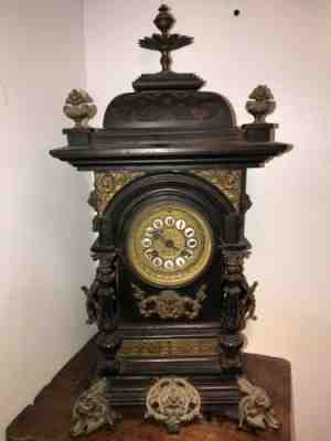 Antique 1872 Lenzkirch Clock, Black Forrest, Tall Case, #467338 *NO RESERVE!!!!*