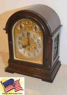 FULLY RESTORED SETH THOMAS GRAND ANTIQUE WESTMINSTER CHIME CLOCK NO. 73-1921   
