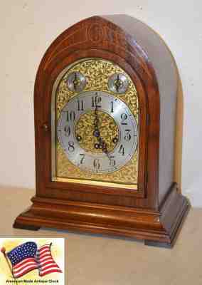FULLY RESTORED SETH THOMAS GRAND ANTIQUE WESTMINSTER CHIME CLOCK NO. 70-1928   