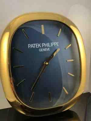 Patek Philippe Ellipse WALL CLOCK,CIRCA 1998 Dial: blue Qua,Rear Collectible