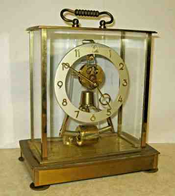 Kundo Kieninger Obergfel Electromagnetic Skeleton Clock Electronic Complete