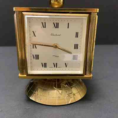 Vtg Swiss Weather Station ImHof 8Day Clock Hygrometer Barometer Thermometer Brss