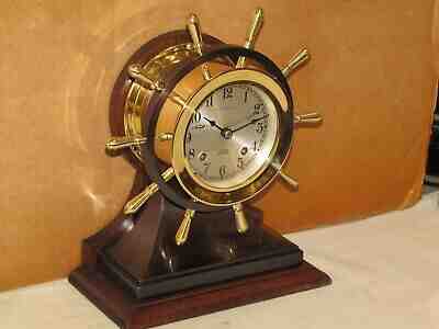CHELSEA ANTIQUE SHIPS BELL CLOCK~3 3/4" MARINER MODEL 1966 RESTORED
