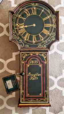 Ridgeway Croquet Wall Clock LIKE ANTIQUE