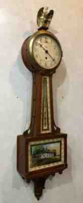 Rare Tiffany & Co. New York Chelsea Banjo Wall Clock 1935-1939