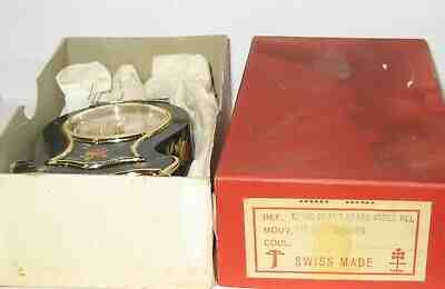 Swiss Bucherer 8 Day Boudoir Desk Clock Working Lever Escapement C249 As-Is