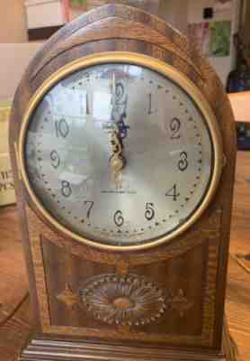 Vintage Revere Telechron Westminster Chime Electric Mantel Shelf Clock Tested