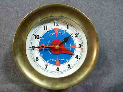Vintage CHELSEA CLOCK CO. Time And Tide Clock