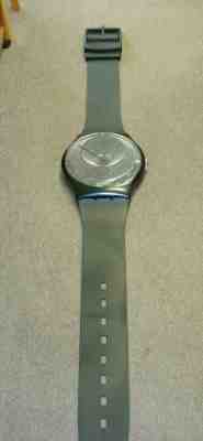 SPACE AGE SWATCH WALL CLOCK  BIG LARGE 198O'S