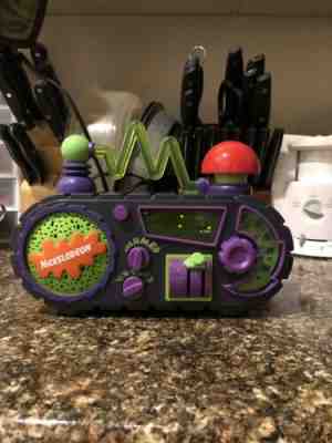 Nickelodeon Time Blaster 1995 Digital Alarm Clock Working Rare Slime