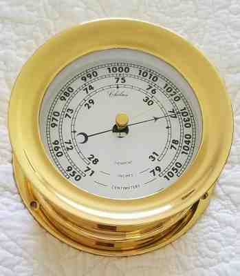 CHELSEA VINTAGE SHIPS BELL BAROMETER  - Newport 4 1/2 in. 1999 New In Box