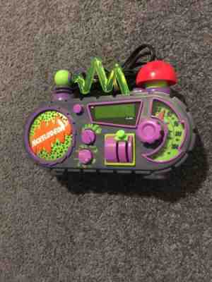 Nickelodeon Time Blaster Slime Digital Alarm Clock Vintage 1995 Tested & Working
