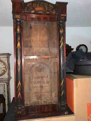 Jeromes & Darrow 1828 (wood works) clock case for rare thin movement