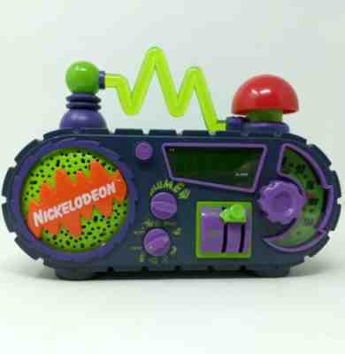 Nickelodeon Time Blaster Slime Digital Alarm Clock Vintage 1995 Tested & Working